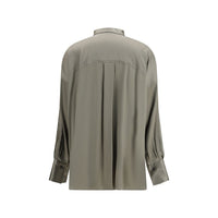Brunello Cucinelli Bicolor Silk Shirt