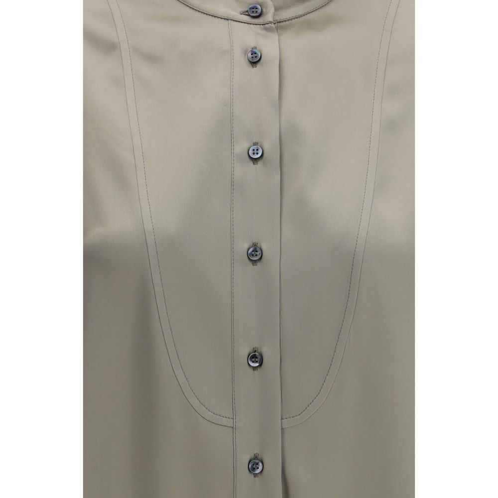 Brunello Cucinelli Bicolor Silk Shirt