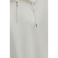 Brunello Cucinelli White Cotton Sweatshirt