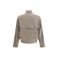 Brunello Cucinelli Bicolor Leather Jacket