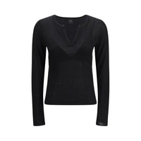 PINKO Black Viscose Sweatshirt