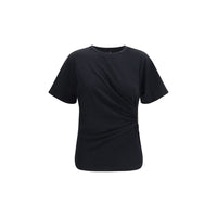 PINKO Black Cotton T-Shirt