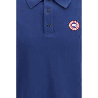 Canada Goose Blue Cotton Polo Shirt