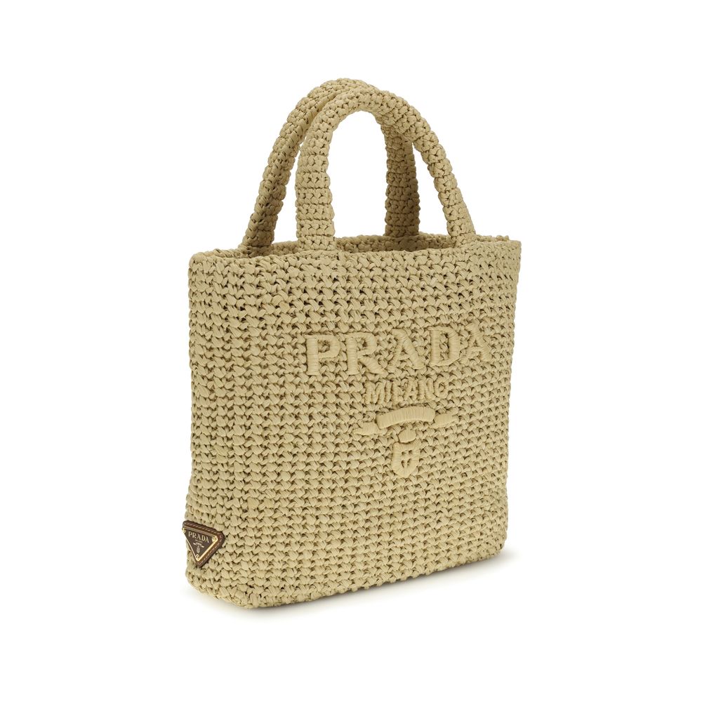 Prada Beige Viscose Handbag