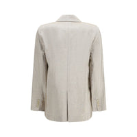 Forte_Forte Silver Cotton Blazer