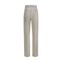 Forte_Forte Silver Polyester Flared Pants