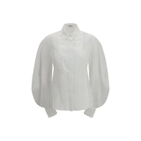 Brunello Cucinelli White Cotton Blouse