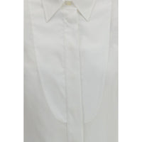 Brunello Cucinelli White Cotton Blouse