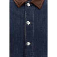 Brunello Cucinelli Blue Cotton Denim Jacket