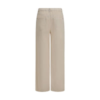 Brunello Cucinelli Beige Cotton Jeans Denim