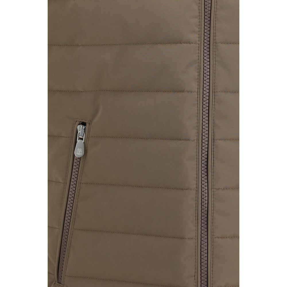 Brunello Cucinelli Beige Polyester Sleveless Jacket