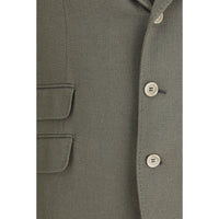 Brunello Cucinelli Bicolor Silk Coat