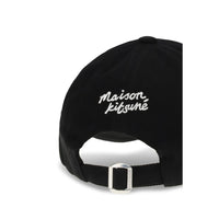 Maison Kitsuné Black Cotton Cap (Baseball Hat)
