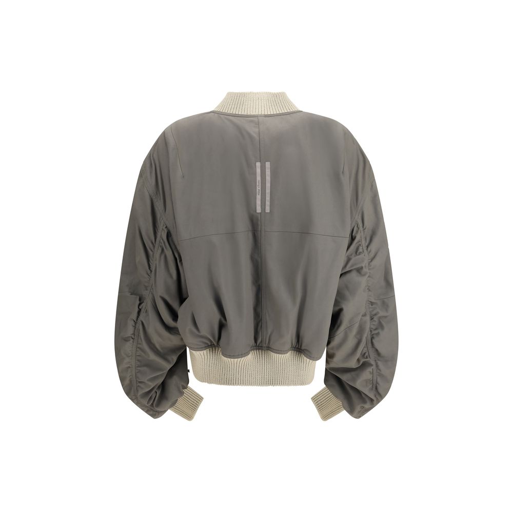 Rick Owens Beige Leather Jacket