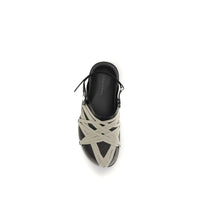 Rick Owens Black Calf Leather Bos Taurus Mules