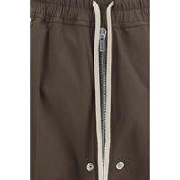 Rick Owens Brown Cotton Cargo Pants