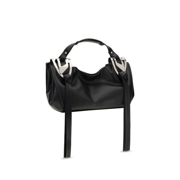 Diesel Black Calf Leather Bos Taurus Shoulder Bag