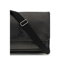 Saint Laurent Black Calf Leather Bos Taurus Wallet