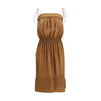 Saint Laurent Beige Polyester Casual Dress