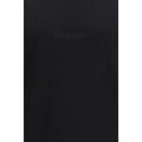 Saint Laurent Black Cotton T-Shirt