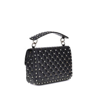 Valentino Garavani Black Lamb Ovis Aries Aries Shoulder Bag