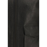 Saint Laurent Black Leather Jacket