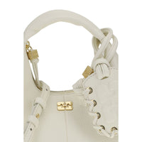Ganni White Recycled Polyester Shoulder Bag