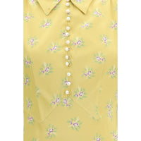 Alessandra Rich Bicolor Silk Casual Dress