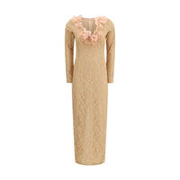 Alessandra Rich Multicolor Polyamide Cocktail Dress