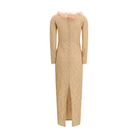 Alessandra Rich Multicolor Polyamide Cocktail Dress