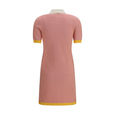 Fendi Multicolor Polyamide Casual Dress