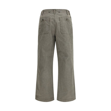 Golden Goose Bicolor Cotton Casual Pants