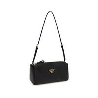 Prada Black Silk Shoulder Bag