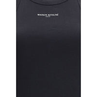 Maison Kitsuné Black Cotton Casual Dress