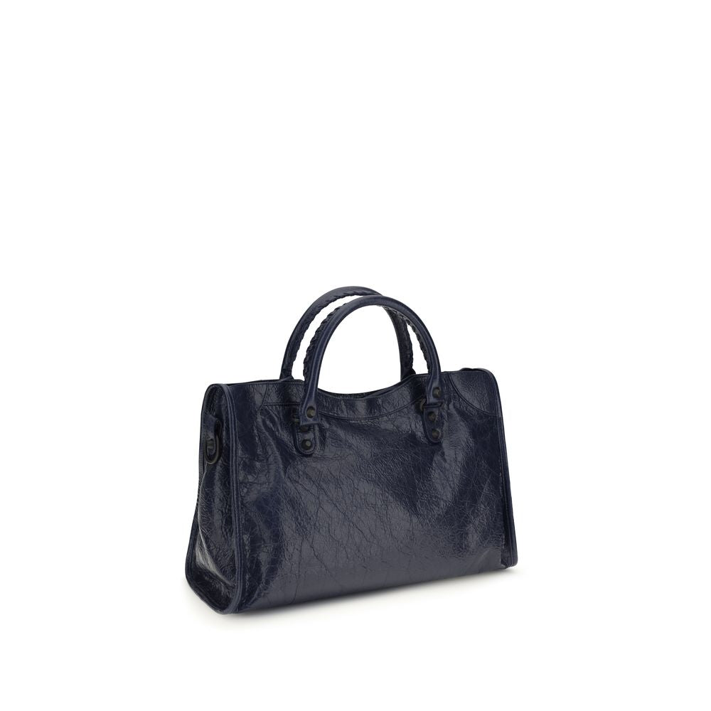 Balenciaga Black Calf Leather Bos Taurus Shoulder Bag