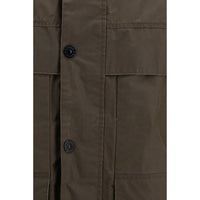 Stone Island Brown Polyester Coat