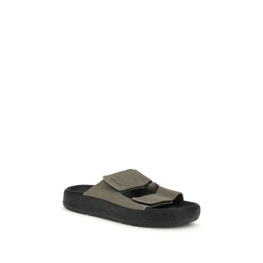 Veja Bicolor Calf Leather Bos Taurus Flat Sandals