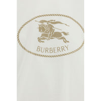 Burberry White Cotton T-Shirt