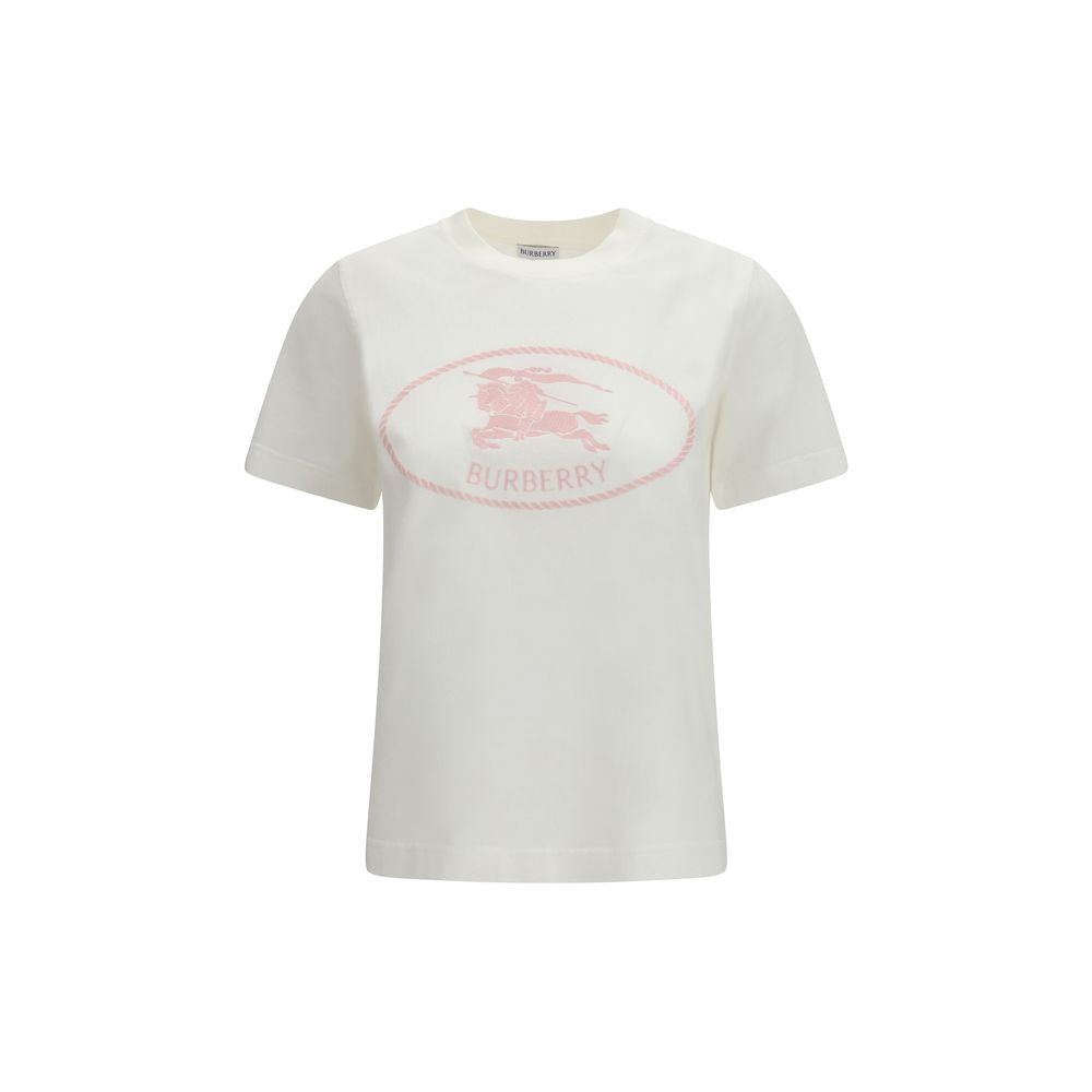 Burberry White Cotton T-Shirt