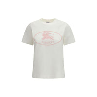 Burberry White Cotton T-Shirt