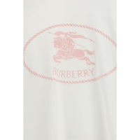 Burberry White Cotton T-Shirt