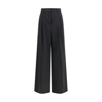 Max Mara Black Polyester Casual Pants