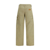 Alexander Wang Bicolor Cotton Cargo Pants