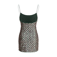 Oséree Multicolor Polyester Cocktail Dress