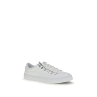 Diemme White Calf Leather Bos Taurus Athletic Sneakers
