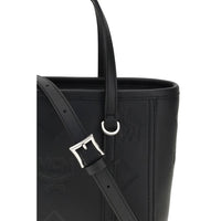 MCM Black Calf Leather Bos Taurus Shoulder Bag