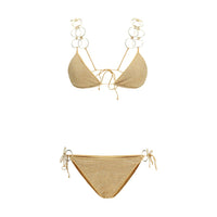 Oséree Gold Polyamide Bikini