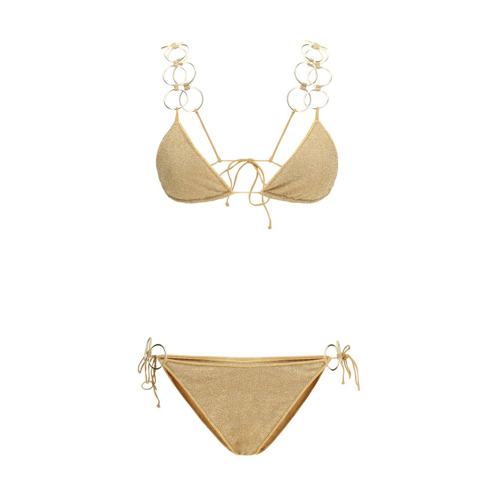 Oséree Gold Polyamide Bikini
