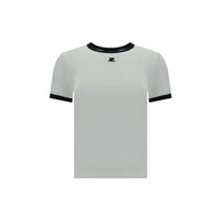 Courrèges White Cotton T-Shirt