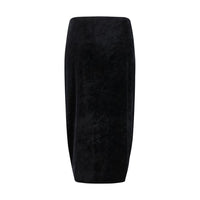 Valentino Black Viscose Long Skirt
